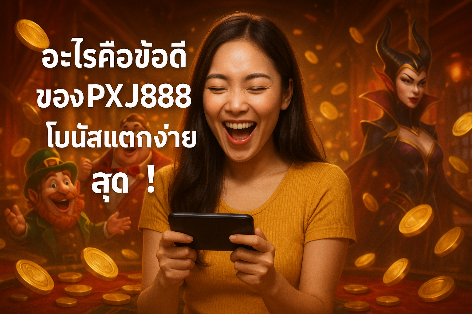 อะไรคือข้อดีของ PXJ888 – โบนัสแตกง่ายสุด ๆ!
