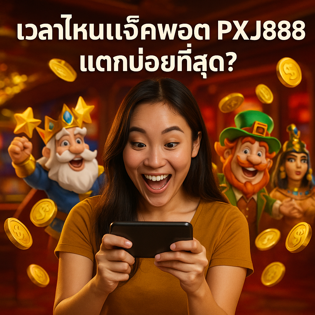 เวลาไหนแจ็คพอต PXJ888 แตกบ่อยที่สุด?