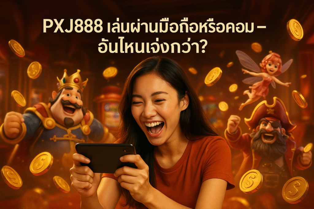 PXJ888 เล่นผ่านมือถือหรือคอม – อันไหนเจ๋งกว่า?