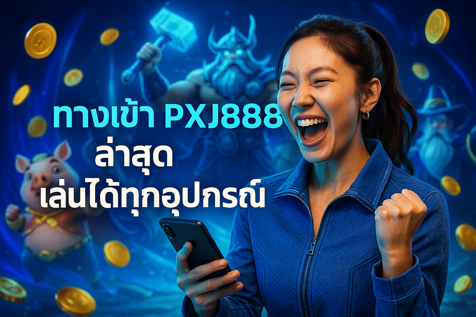 ทางเข้า PXJ888 ล่าสุด เล่นได้ทุกอุปกรณ์
