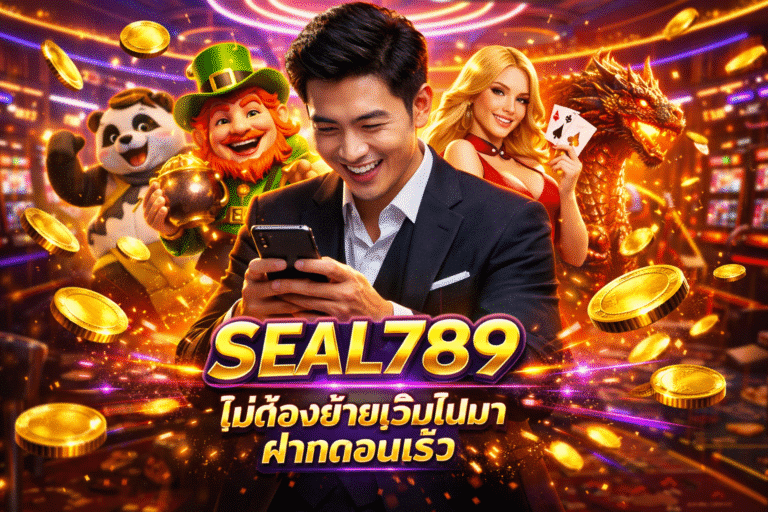 SEAL789 ไม่ต้องย้ายเว็บไปมา ฝากถอนเร็ว